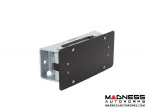 Licence Plate Bracket by Smittybilt - For Four Way Roller Fairleads